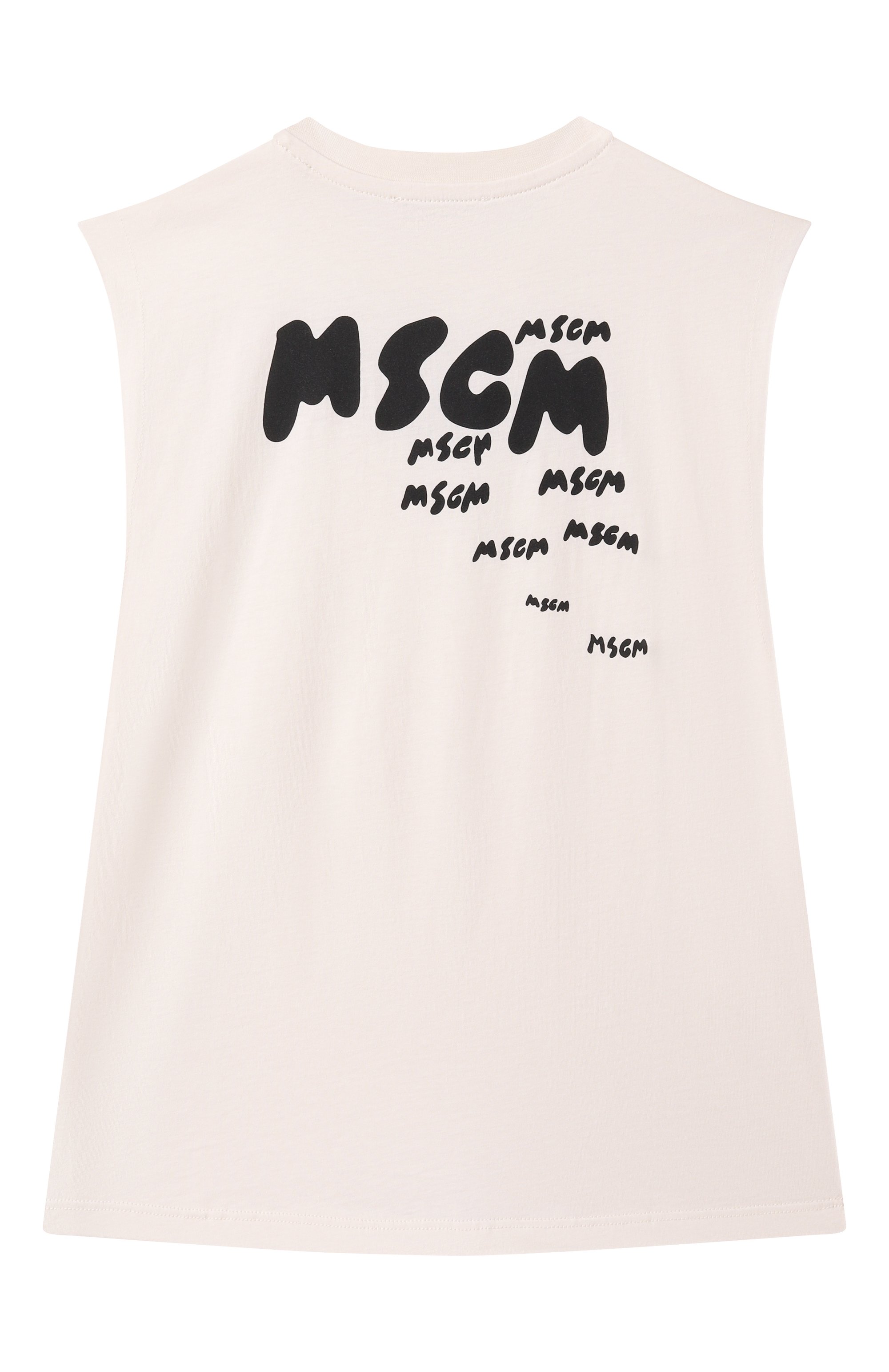 Хлопковая майка MSGM KIDS, арт. S5MSJBTH007, фото 2