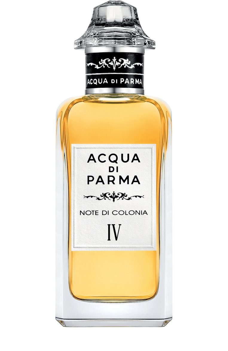 Одеколон note di colonia iv (150ml) ACQUA DI PARMA бесцветного цвета, арт. 29005 | Фото 1 (Статус проверки: Проверена категория; Unisex: Unisex; Тип продукта - парфюмерия: Одеколон; Нос: Не проставлено; Региональные ограничения белый список (Axapta Mercury): Не проставлено; Тип аромата: Цветочный, Восточный; Ограничения доставки: flammable)