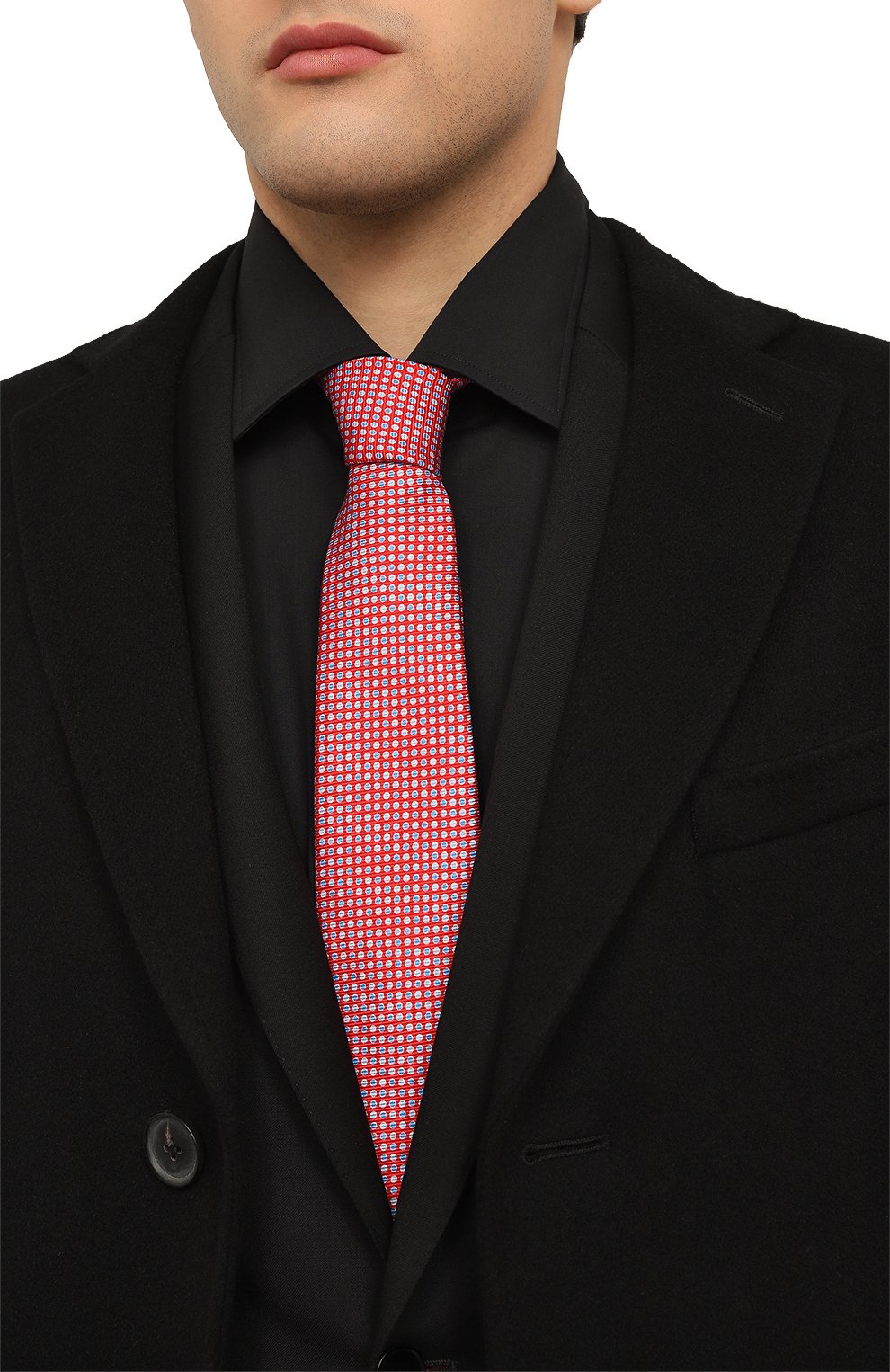 Шелковый галстук KITON, арт. UCRVKLC01I56, фото 2