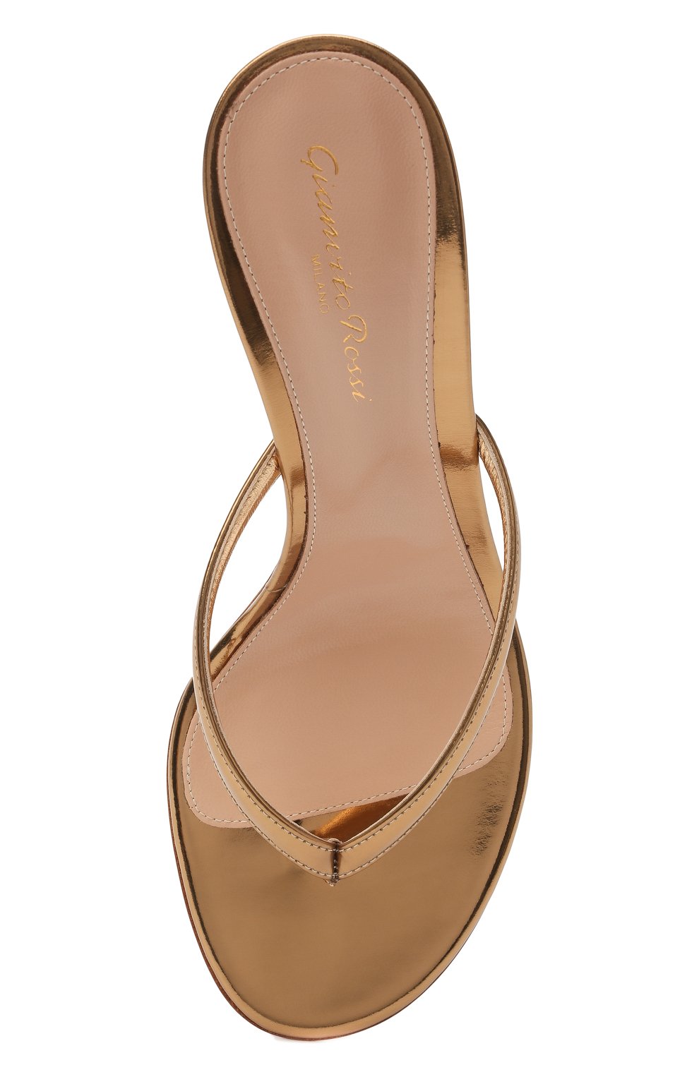 Кожаные мюли calypso GIANVITO ROSSI, арт. G11260.70RIC.METMEK0, фото 5