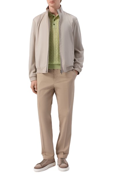 Поло из шерсти и льна 12 STOREEZ, арт. 137215, фото 2