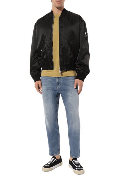 Джинсы BOSS ORANGE голубого цвета по цене 15000 руб., арт. 50496007, фото 2 Джинсы BOSS ORANGE, арт. 50496007, фото 2