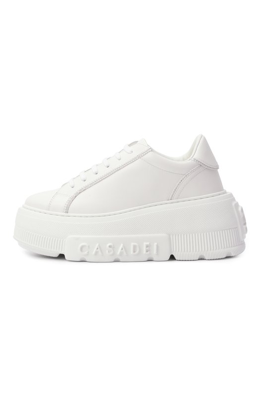 Кожаные кеды Nexus Casadei 2X076A0701SALEN Белый  2X076A0701SALEN Фото 4