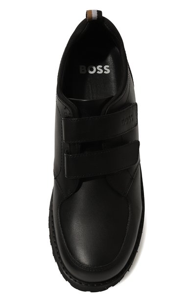 Кожаные дерби BOSS черного цвета по цене 11900 руб., арт. J51642, фото 4 Кожаные дерби BOSS, арт. J51642, фото 4