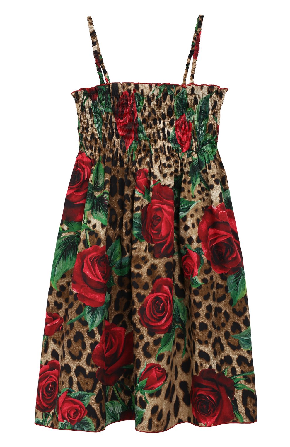 Хлопковый сарафан на тонких бретельках DOLCE & GABBANA, арт. L5JD0G/HS5CM/8-14, фото 1