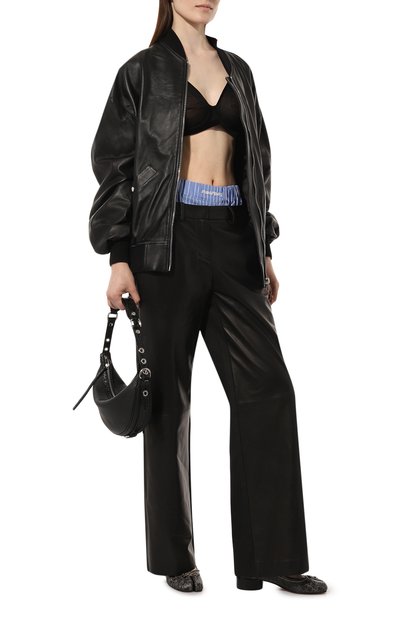 Кожаный бомбер HALFBOY, арт. H06WJBB0402, фото 2