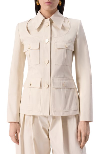 Хлопковый жакет NINA RICCI, арт. 25PCVE010/C01086, фото 3