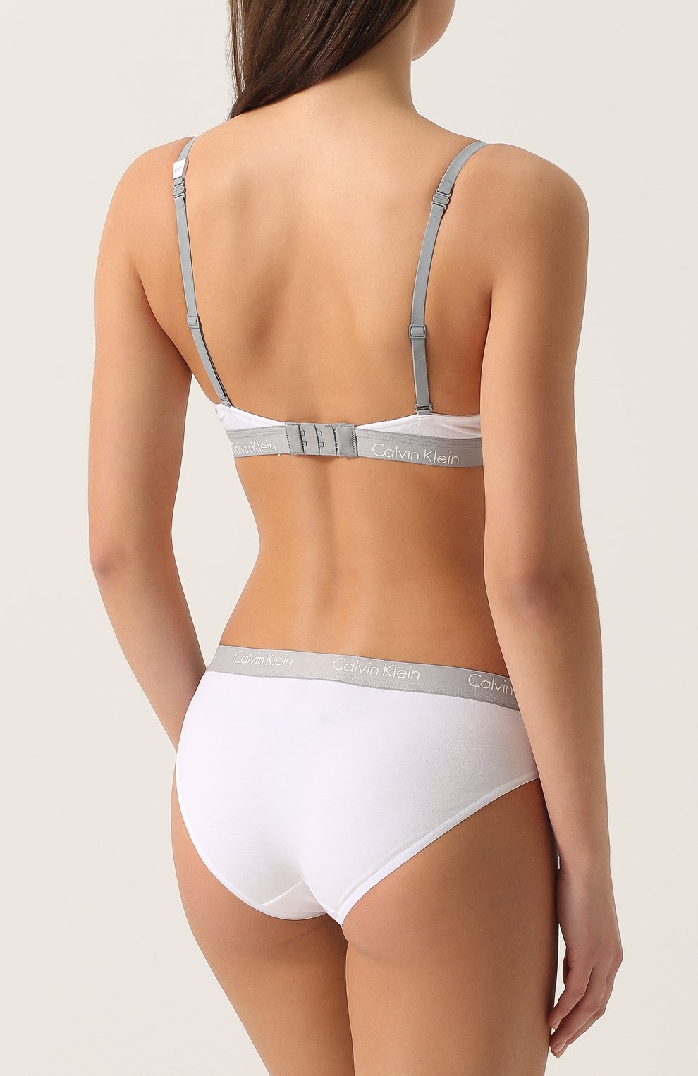 Хлопковые трусы-слипы CALVIN KLEIN белого цвета по цене 3245 руб., арт. QF1369E, фото 3 Хлопковые трусы-слипы CALVIN KLEIN, арт. QF1369E, фото 3