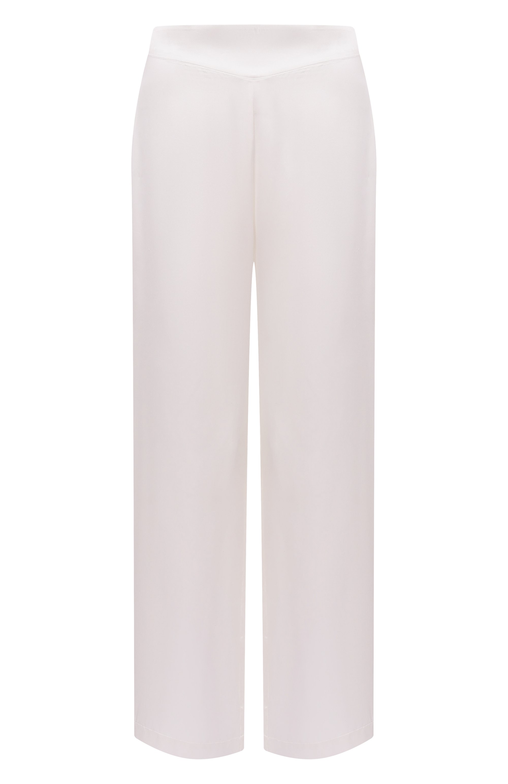 Шелковые брюки SIMONE PERELE белого цвета по цене 27770 руб., арт. 1F8660, фото 1 Шелковые брюки SIMONE PERELE, арт. 1F8660, фото 1