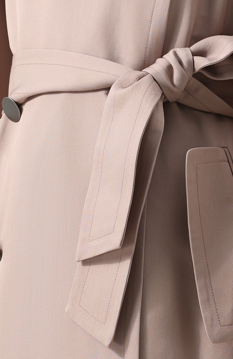 Однотонное двубортное пальто с поясом GIORGIO ARMANI, арт. 8WH0L00C/T009V, фото 5