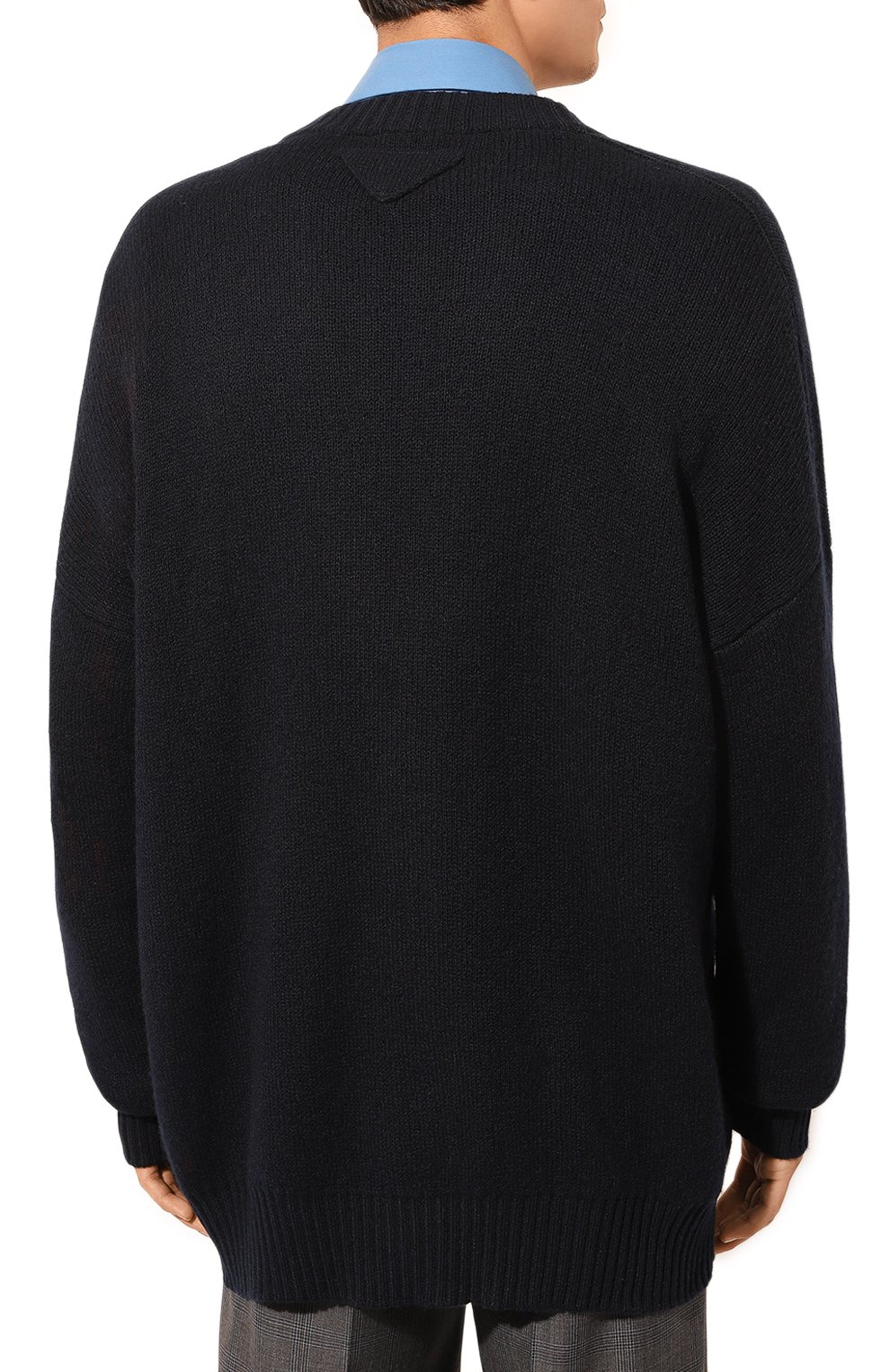 Кашемировый кардиган PRADA, арт. UMG109-1Z9F-F0008-221, фото 4