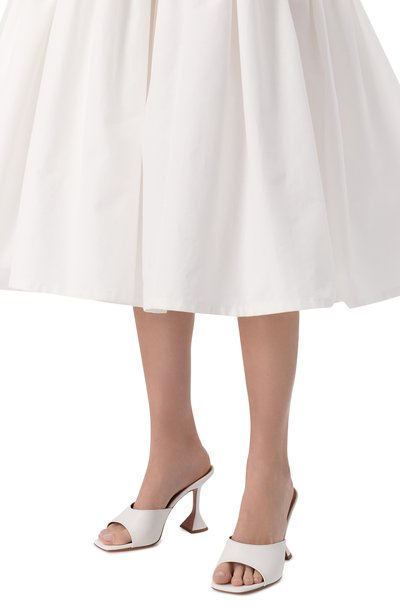Женские кожаные мюли lupita 95 AMINA MUADDI, арт. LUPITA SLIPPER 95