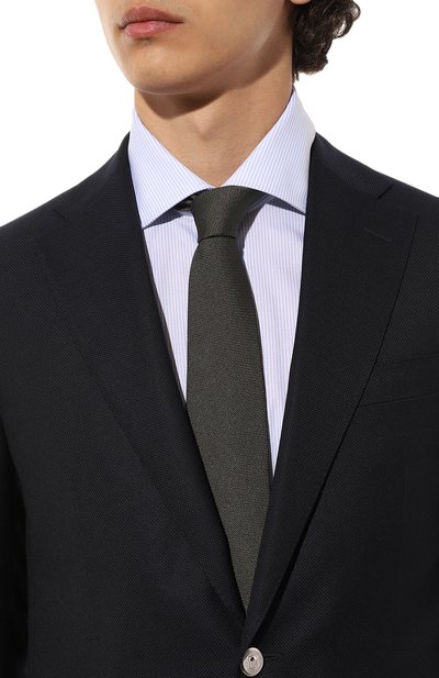 Шелковый галстук CORNELIANI, арт. 92U302-3820301, фото 2