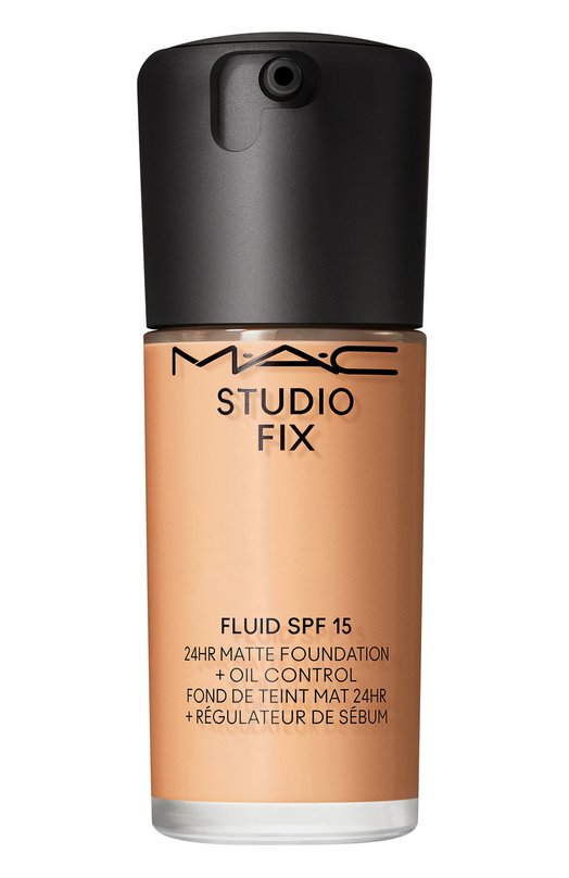 фото Тональная основа studio fix ​fluid spf 15 24hr matte foundation + oil control, nc35​ (30ml) mac