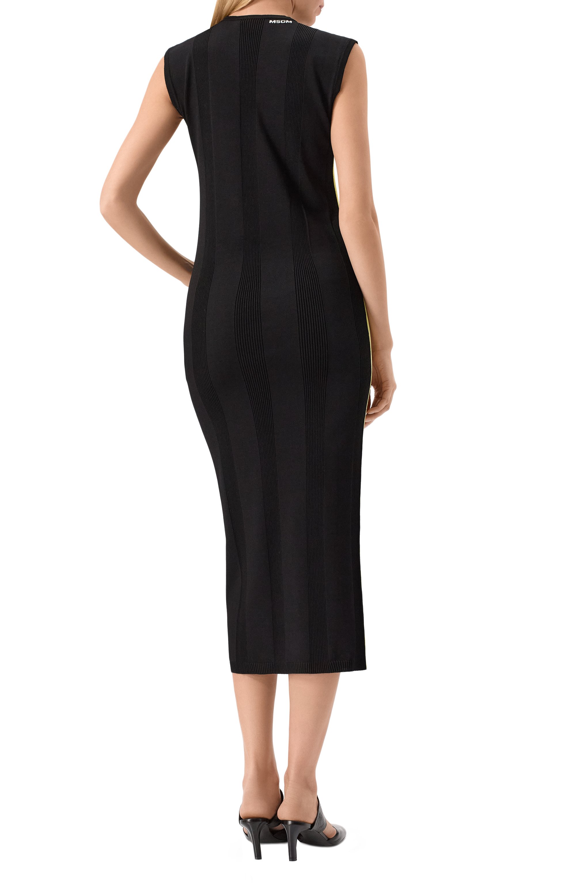 Платье из вискозы MSGM, арт. 3841MDA191/257288, фото 4