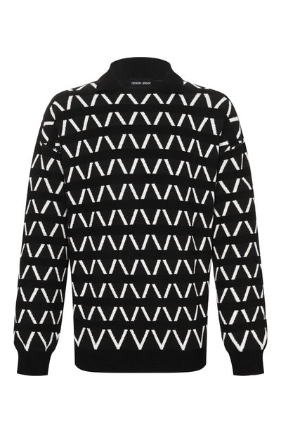 Мужской свитер из шерсти и вискозы GIORGIO ARMANI, арт. GM004720/AF30723