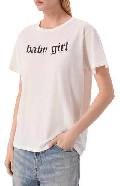 Футболка из хлопка и кашемира R13, арт. R13WK001-K135B, фото 3