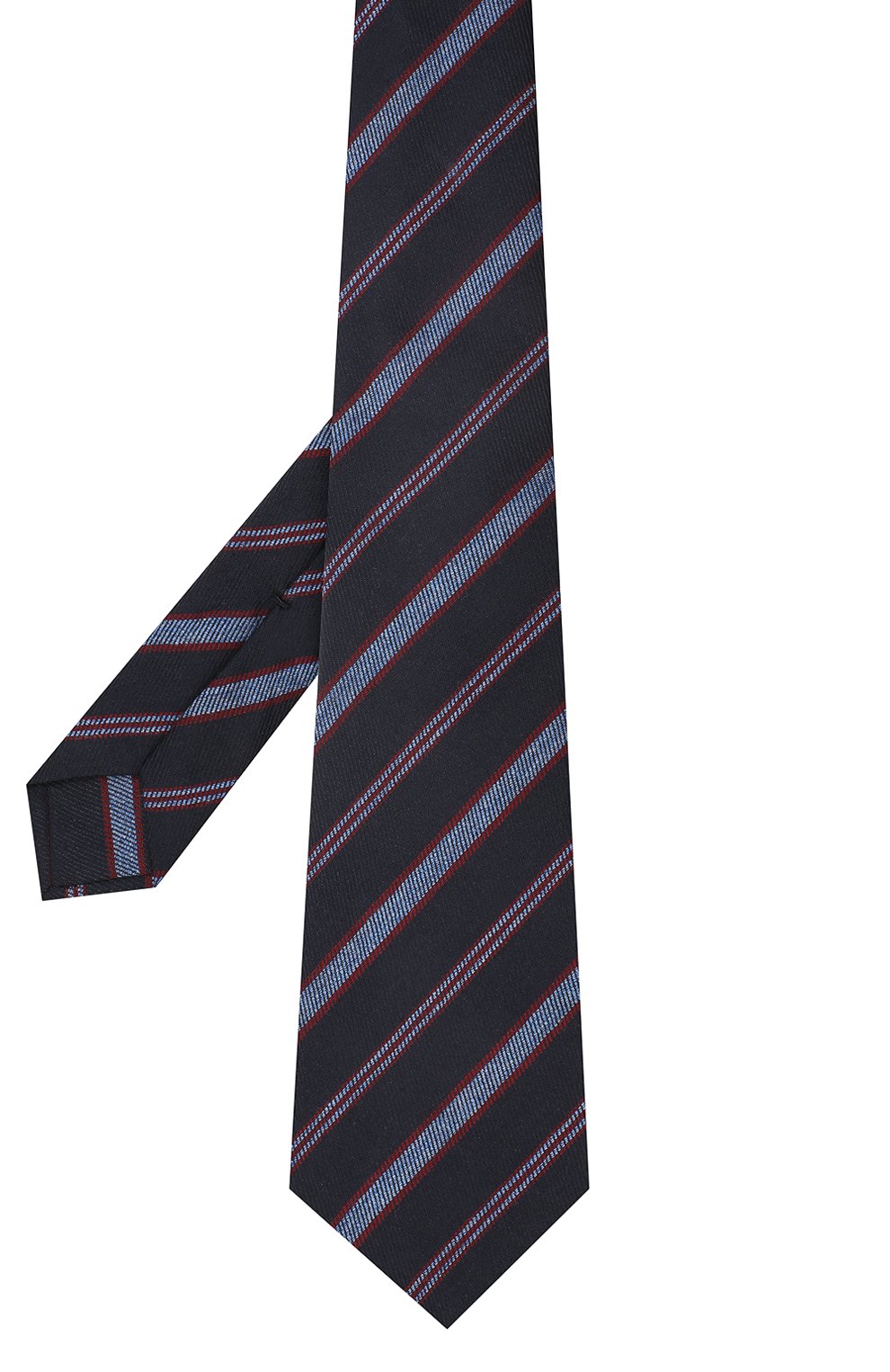 Галстук из шерсти и шелка KITON, арт. UCRVKLC04G35, фото 2