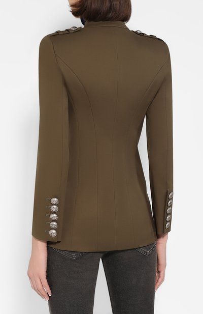 Хлопковый жакет MICHAEL KORS COLLECTION, арт. 804AKN025A, фото 4