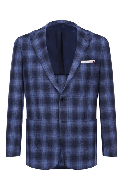 Мужской пиджак из шерсти и кашемира KITON, арт. UG81K0144G14