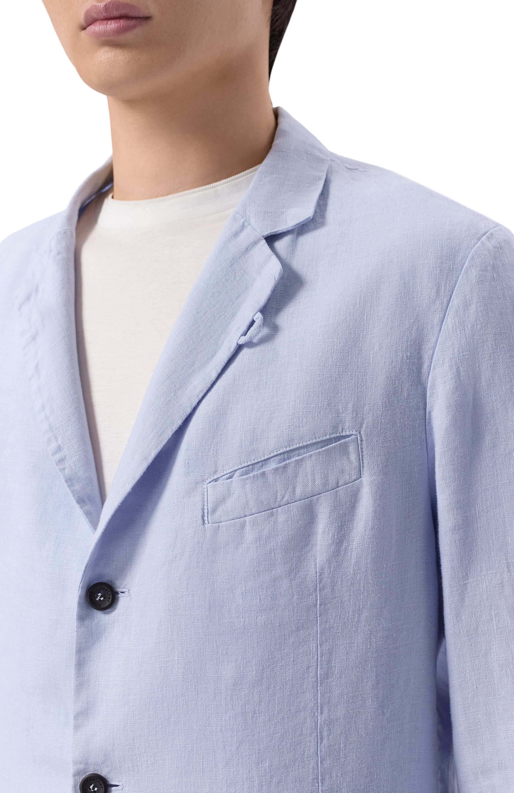 Льняной пиджак HANNES ROETHER, арт. SCHU22MANN.602, фото 5