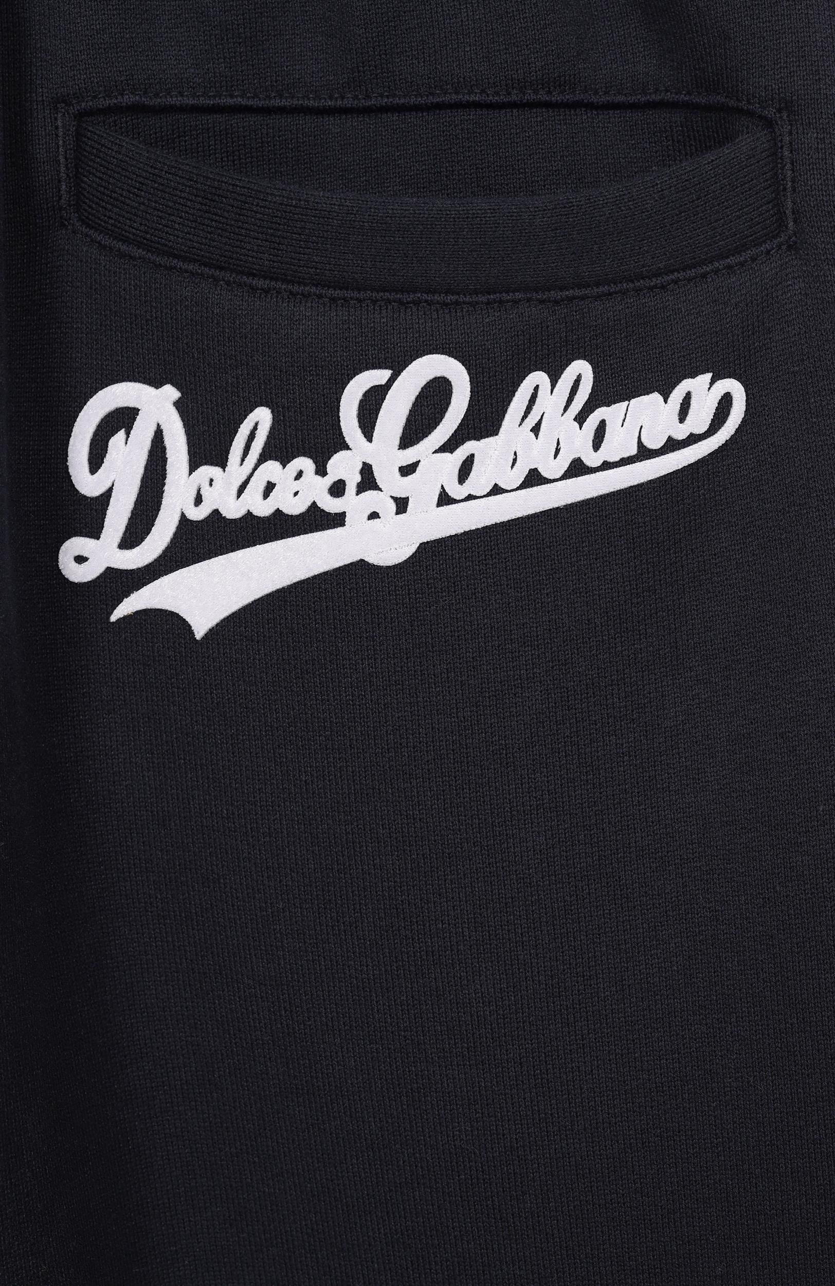 Хлопковые джоггеры DOLCE & GABBANA, арт. L4JPMG/G7PWP_001, фото 3