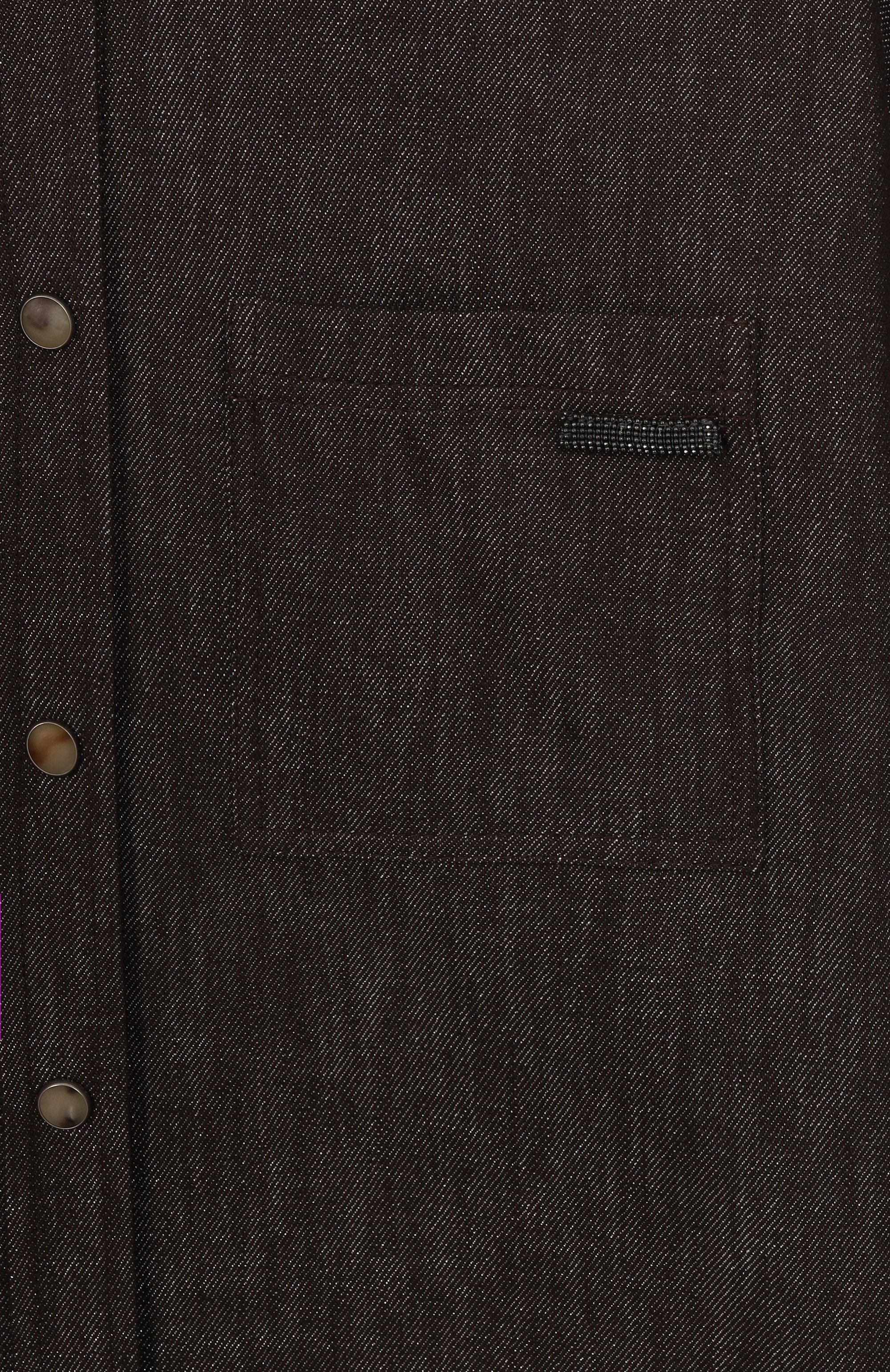 Джинсовая рубашка BRUNELLO CUCINELLI, арт. BB148C404C, фото 3