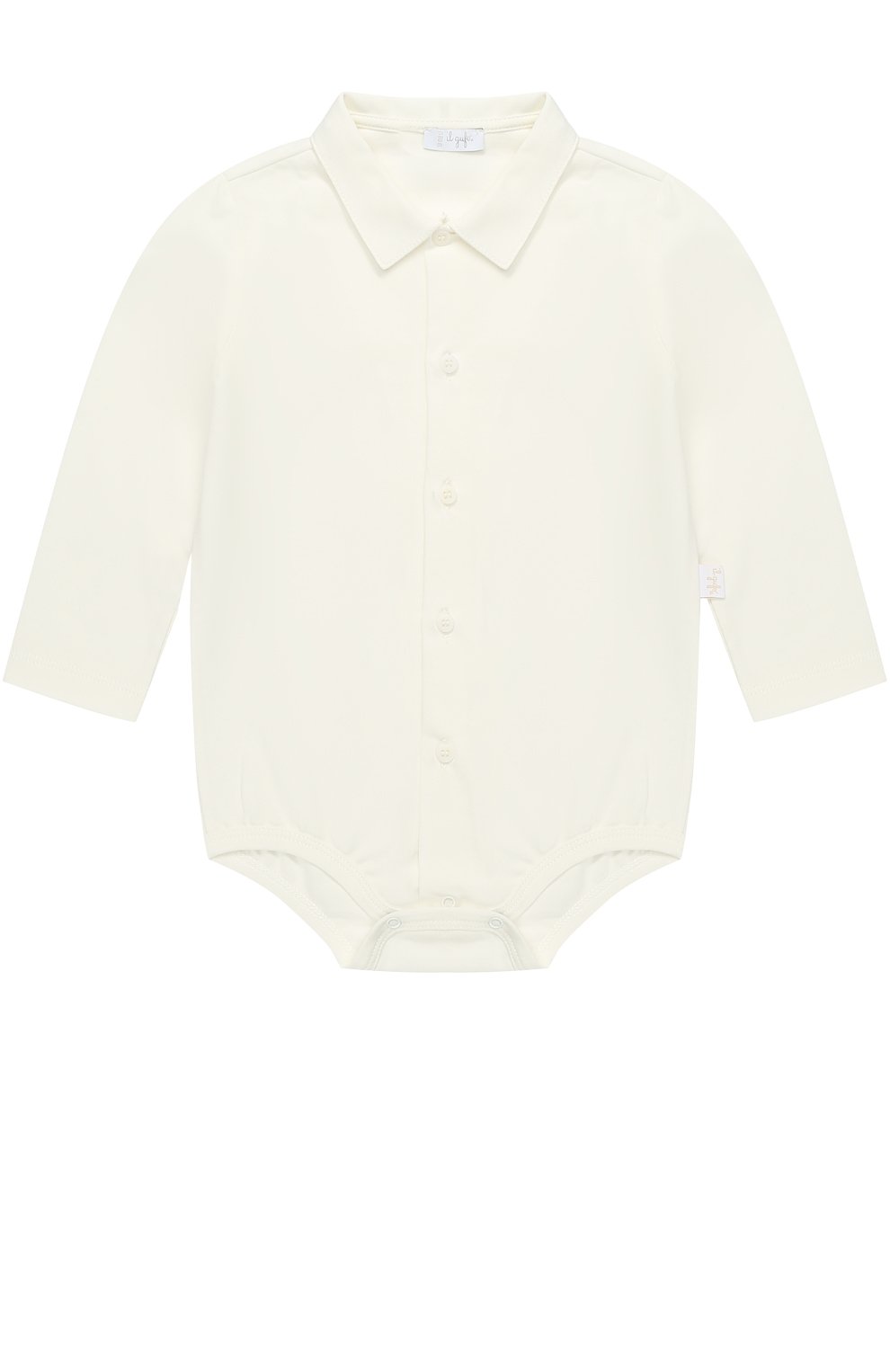 Хлопковое боди с воротником IL GUFO, арт. A17MB051M0032/12M-18M, фото 1