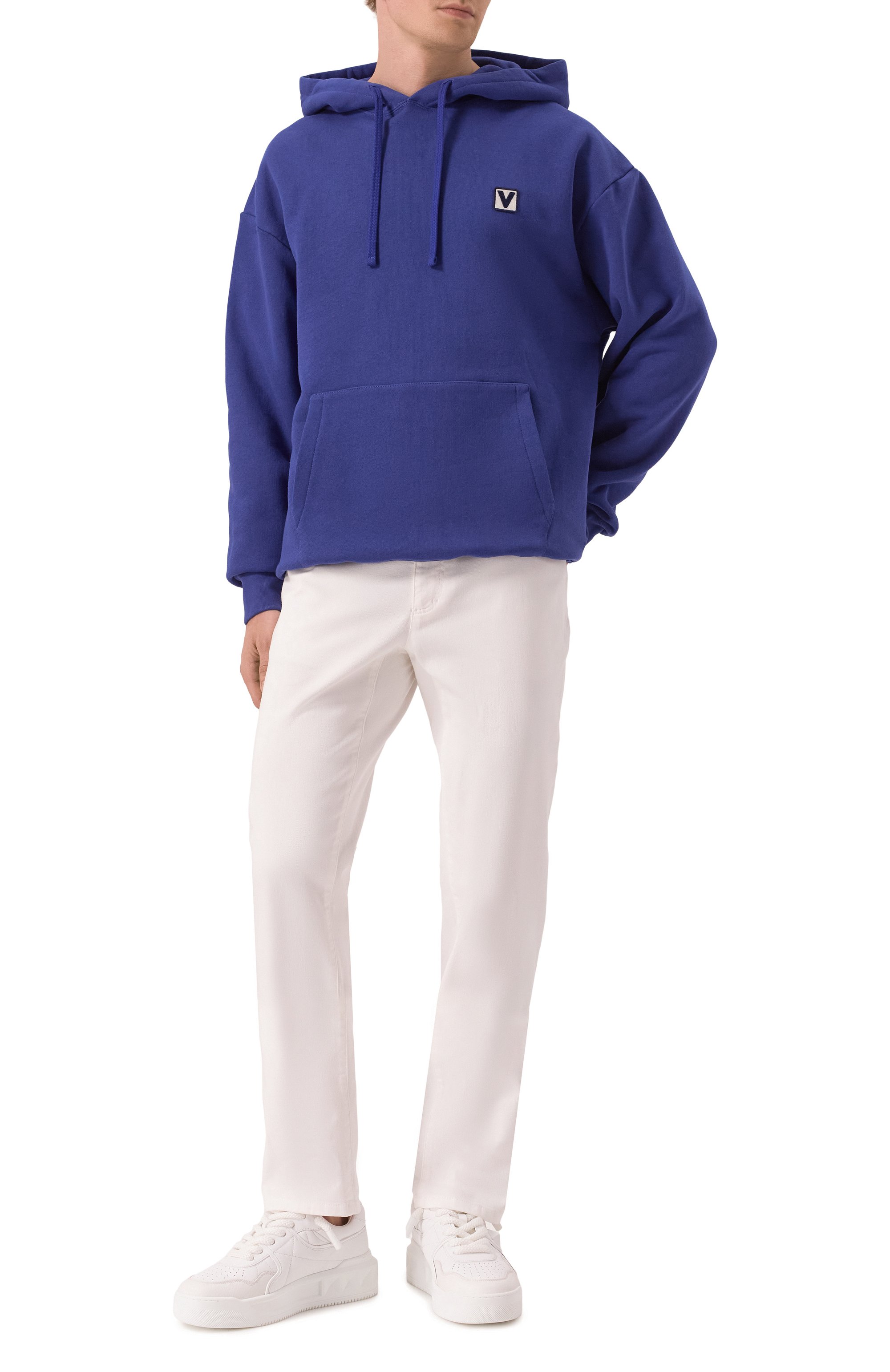 Хлопковое худи VALENTINO, арт. 6V3MF28NAQU, фото 2