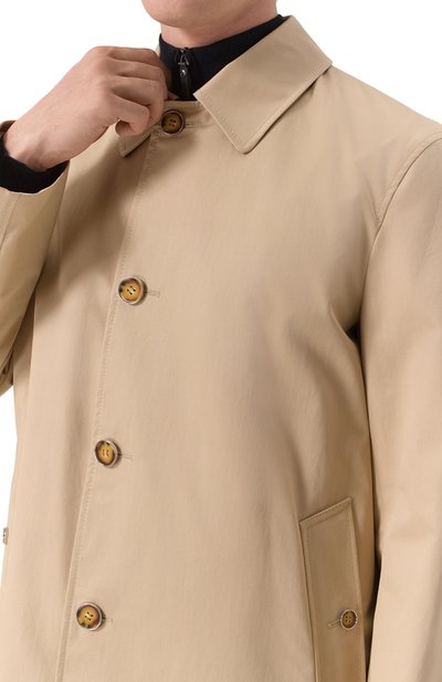 Хлопковый плащ BURBERRY, арт. 8050928, фото 5