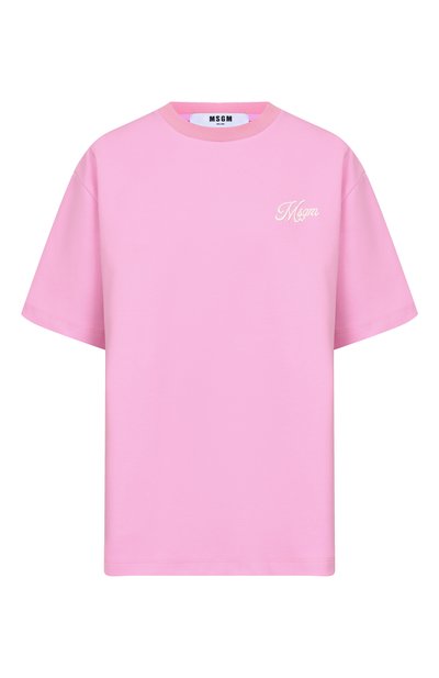 Женская хлопковая футболка MSGM, арт. 4041MDM113/267126