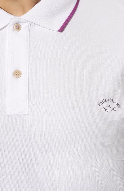 Хлопковое поло PAUL&SHARK, арт. 24411300/3XL-6XL, фото 5