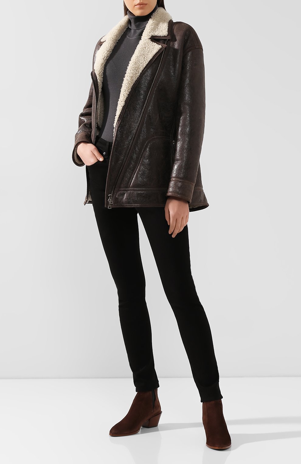 Замшевые челси TOD’S, арт. XXW94A0Z950BYE, фото 2