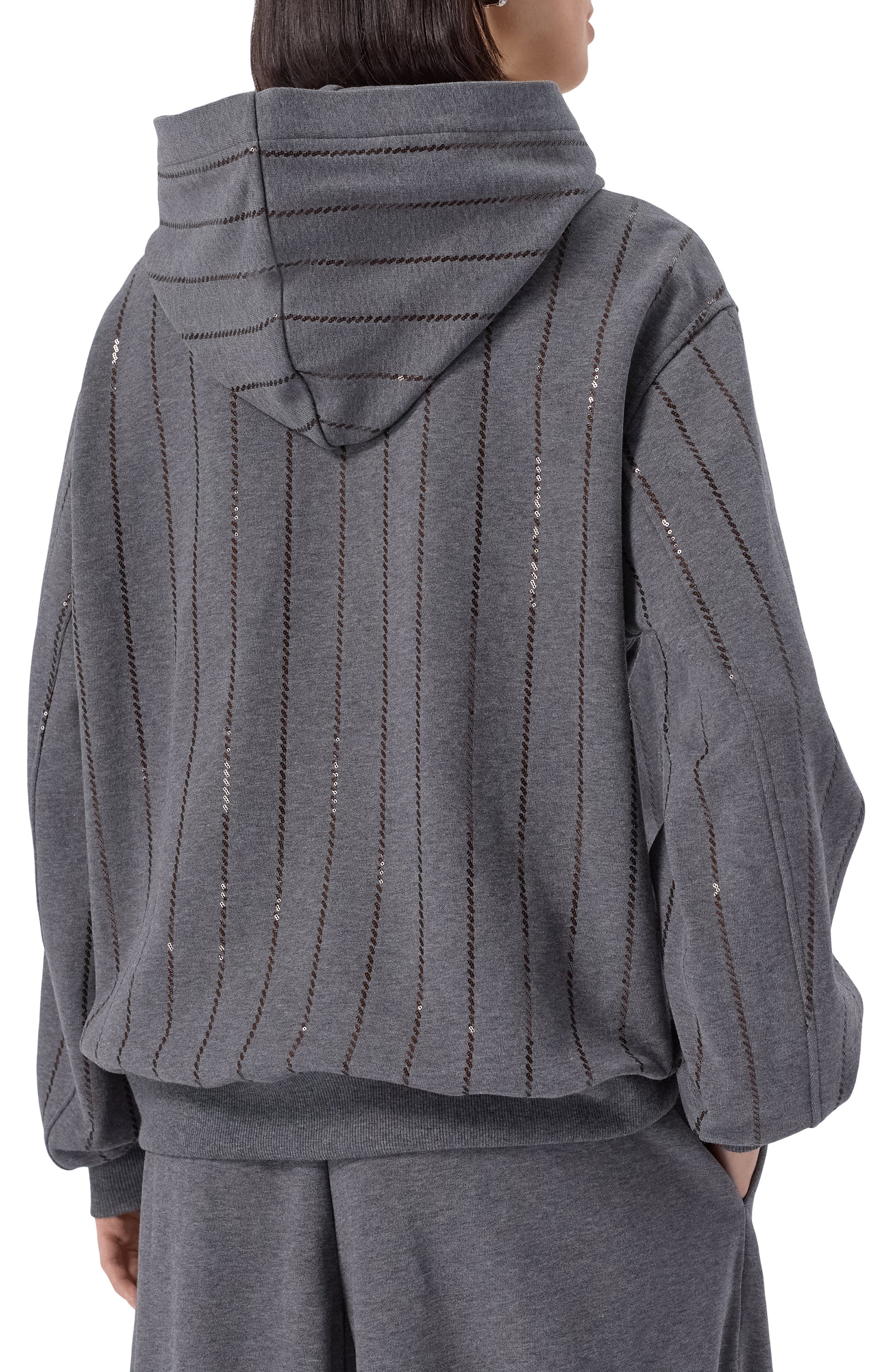 Хлопковое худи BRUNELLO CUCINELLI, арт. MP05NS0809, фото 4