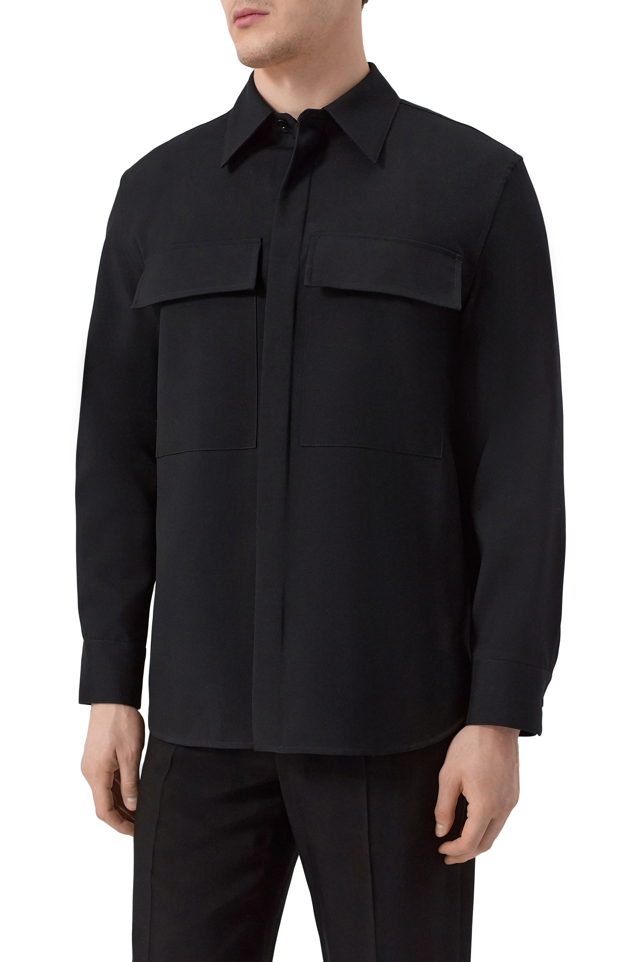 Шерстяная рубашка JIL SANDER, арт. J23DL0104/J40159, фото 3