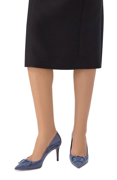 Женские лакированные туфли vlogo signature 80 VALENTINO, арт. 9W2S0EM9/DUW