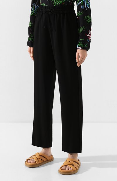 Брюки KENZO черного цвета по цене 46100 руб., арт. FA52PA1315AC, фото 3 Брюки KENZO, арт. FA52PA1315AC, фото 3