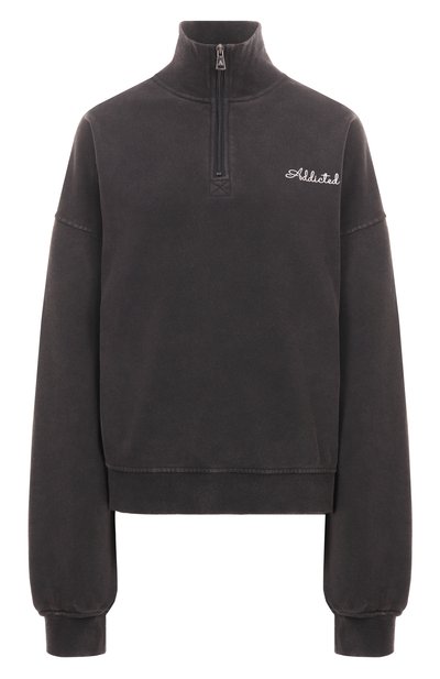 Женский свитшот из хлопка и шерсти ADDICTED, арт. FT2401.1