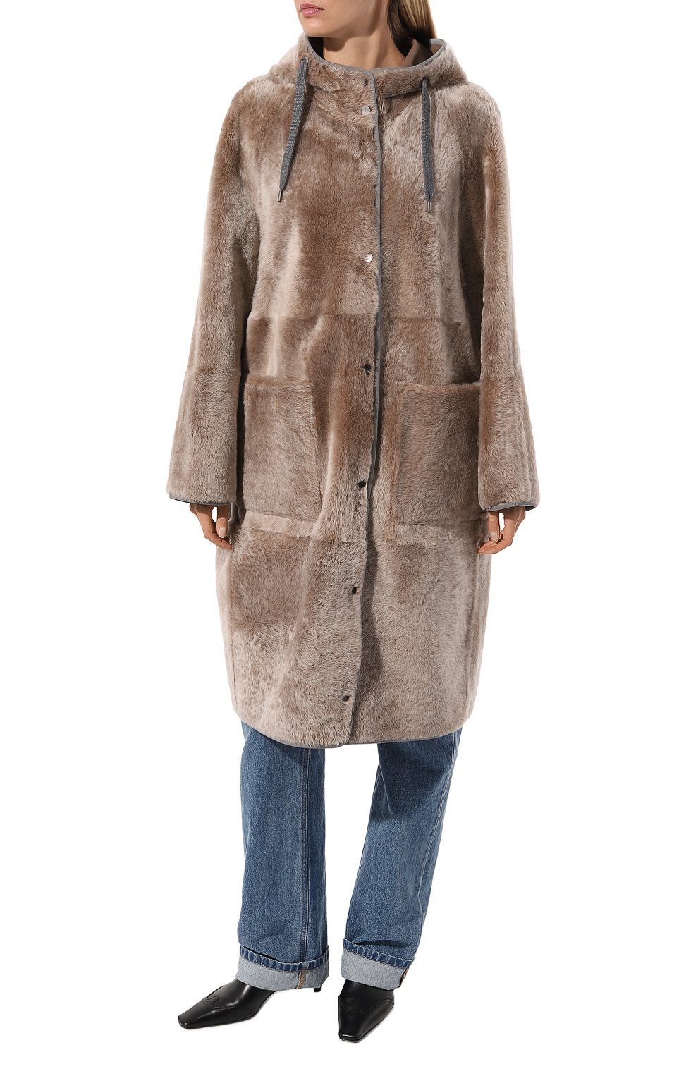 Двусторонняя дубленка BRUNELLO CUCINELLI, арт. MPMRA9715, фото 6