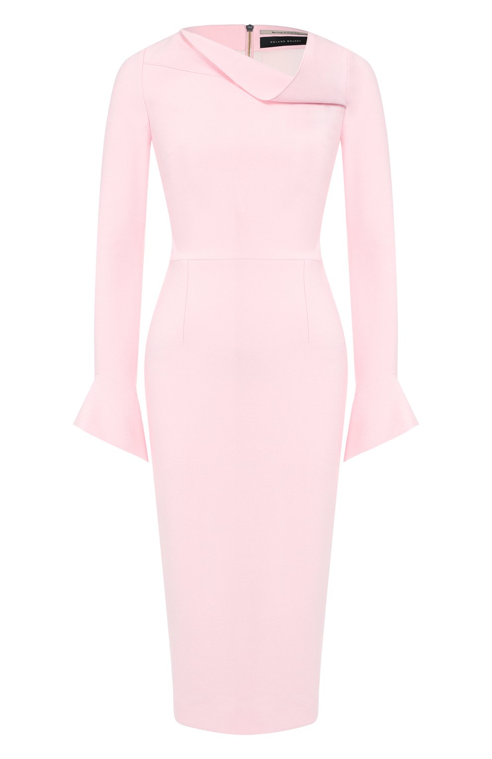 Платье ROLAND MOURET светло-розового цвета по цене 131000 руб., арт. PW19/S0647/F2196, фото 1 Платье ROLAND MOURET, арт. PW19/S0647/F2196, фото 1