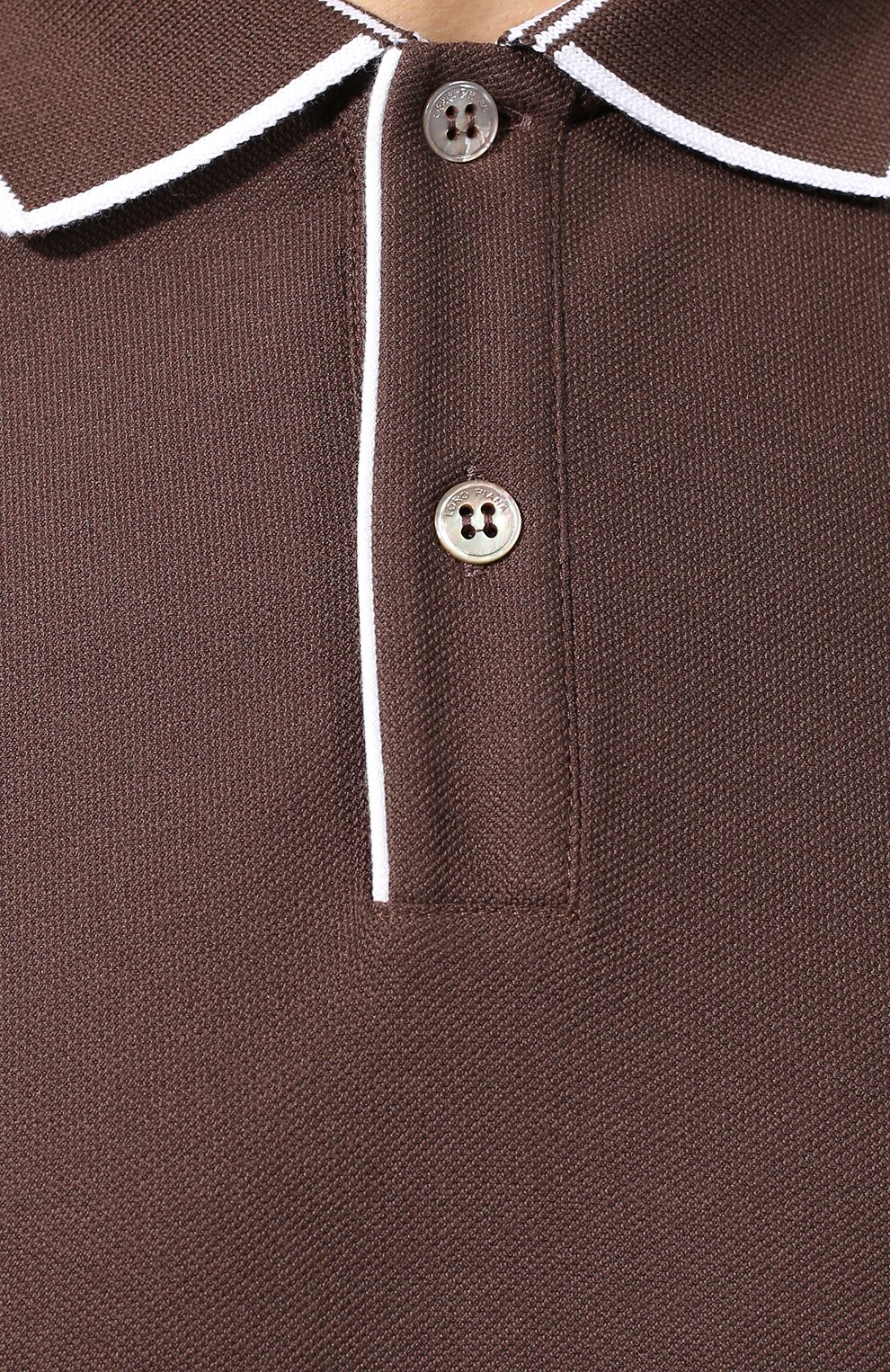 Хлопковое поло LORO PIANA, арт. FAI4903, фото 5