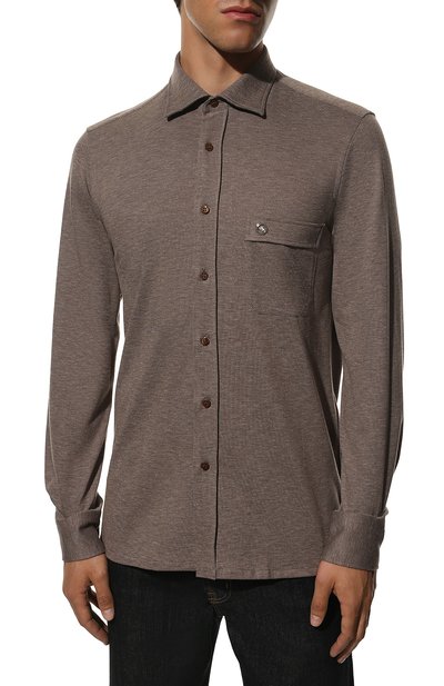 Рубашка из хлопка и кашемира STEFANO RICCI, арт. CJ006526/TE2401, фото 3