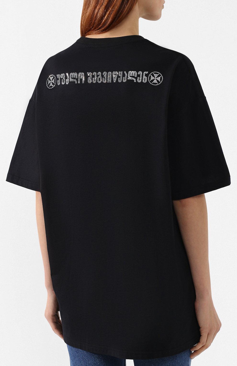 Хлопковая футболка VETEMENTS, арт. USS197072/W, фото 4