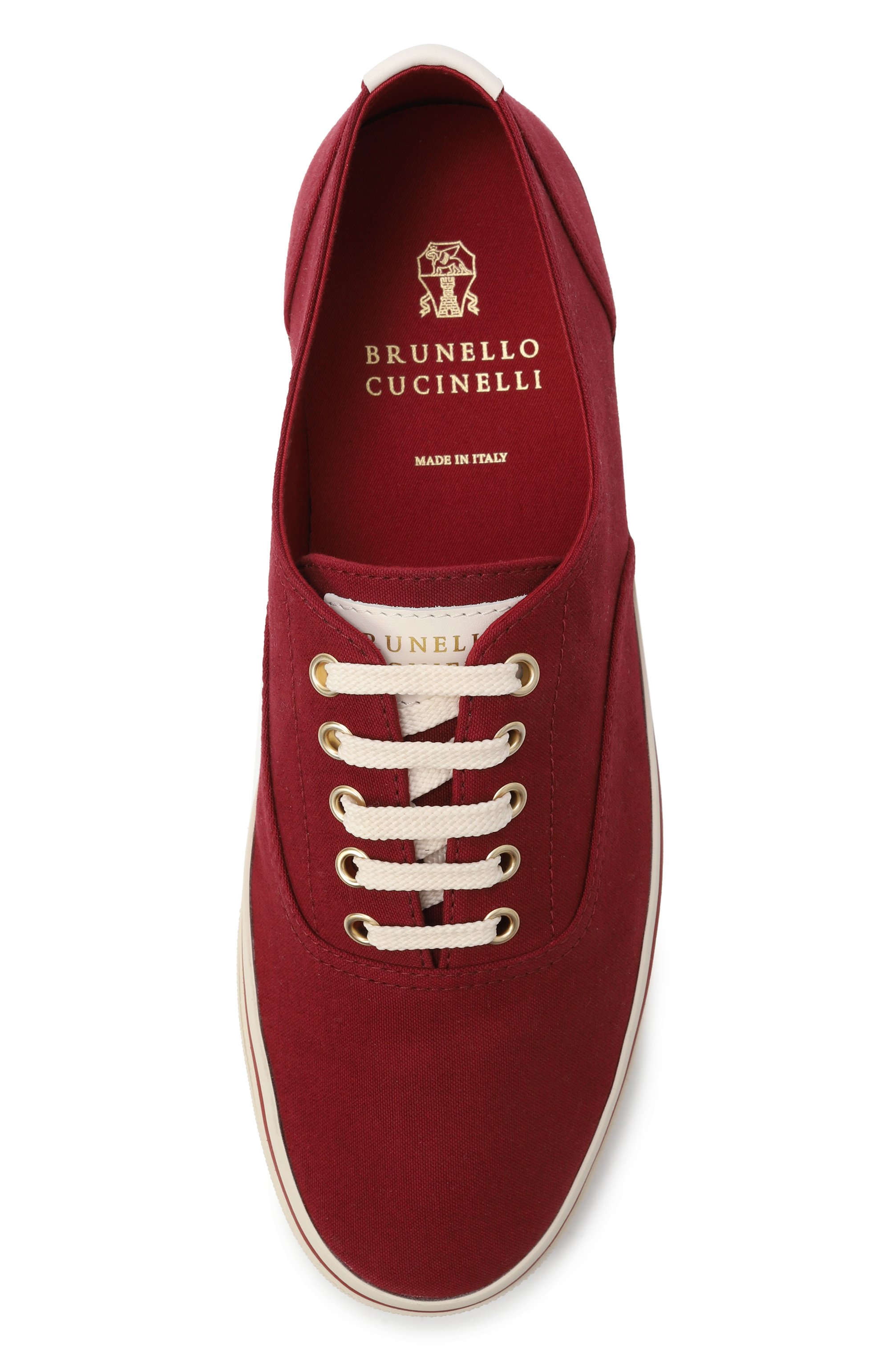 Текстильные кеды BRUNELLO CUCINELLI, арт. MPURPSZ334, фото 6