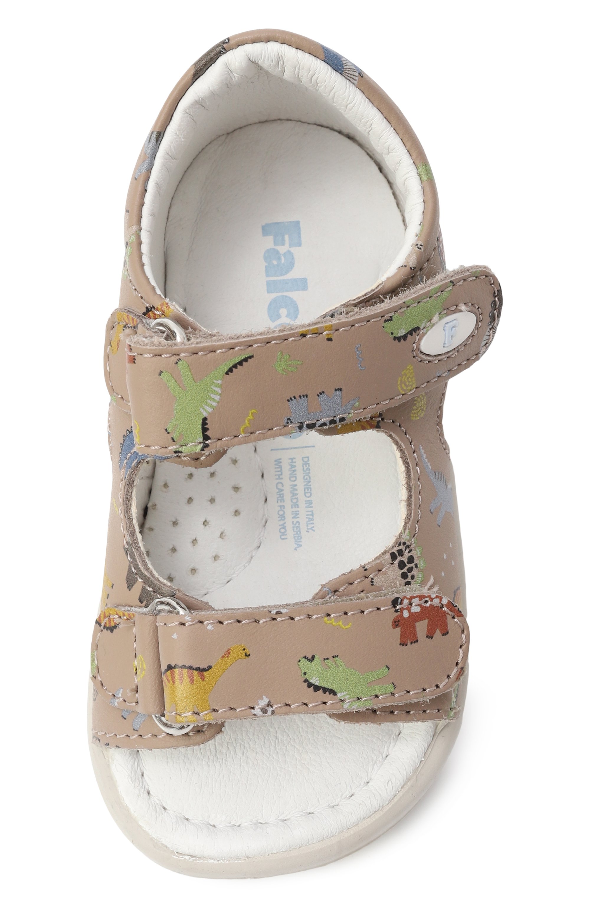 Кожаные сандалии new river FALCOTTO бежевого цвета по цене 9550 руб., арт. 1500728/74/18-26, фото 4 Кожаные сандалии new river FALCOTTO, арт. 1500728/74/18-26, фото 4