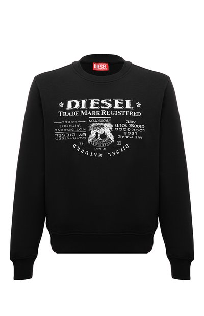 Хлопковый свитшот DIESEL, арт. A03566/0JFAV, фото 1