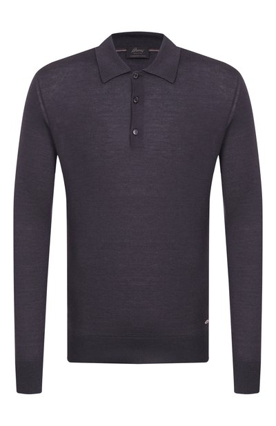 Мужская поло из кашемира и шелка BRIONI, арт. UMR30L/P1K82