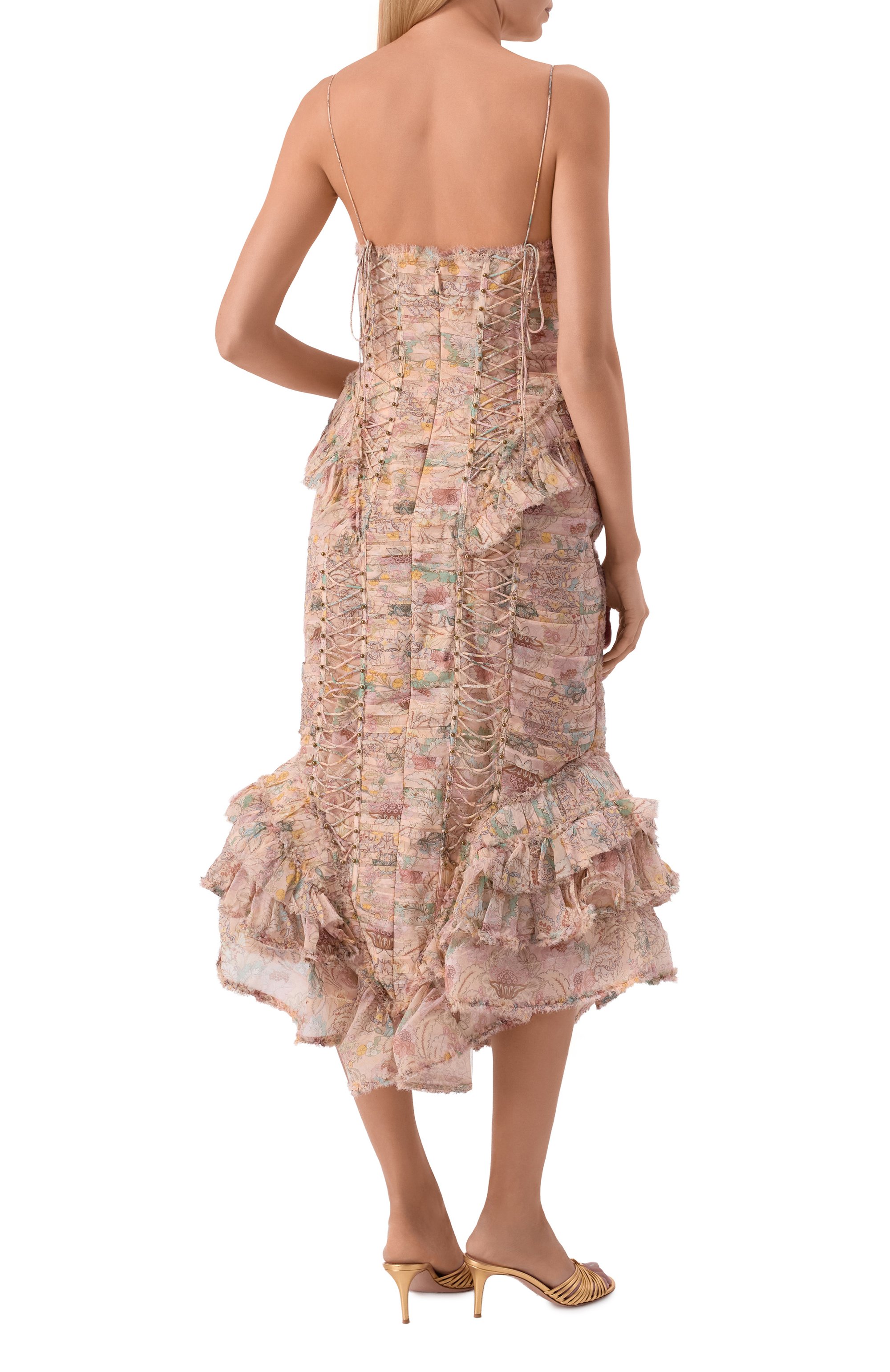 Шелковое платье ZIMMERMANN, арт. 6494DC261, фото 3