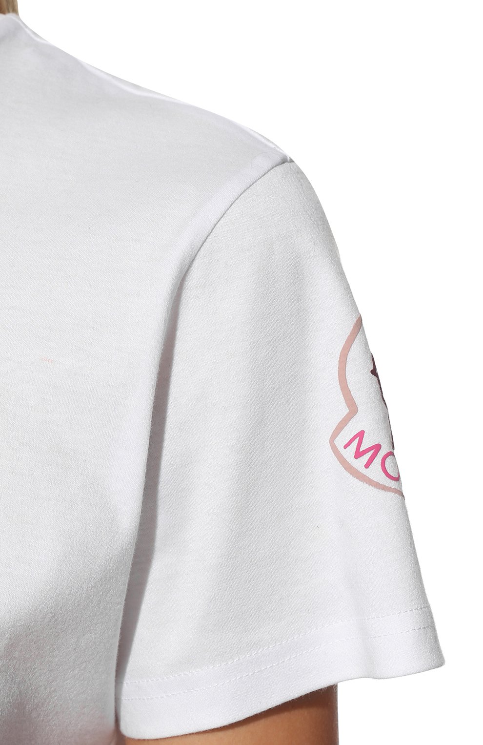 Хлопковая футболка MONCLER, арт. H1-093-8C000-11-809CR, фото 5