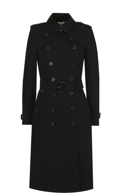 Хлопковый двубортный тренч с поясом BURBERRY, арт. 4013324, фото 1